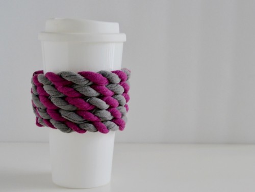 Easy DIY Coffee cup Cozy