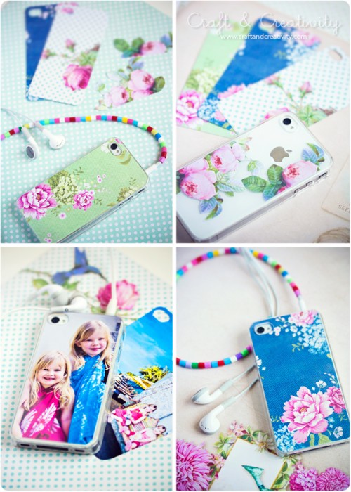 DIY Spring-inspired Phone Cover