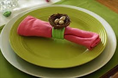 Wonderful Easter Napkin Rings Ideas