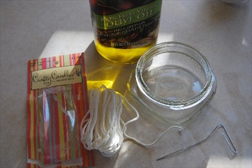 Cool Homemade Olive Oil Candles