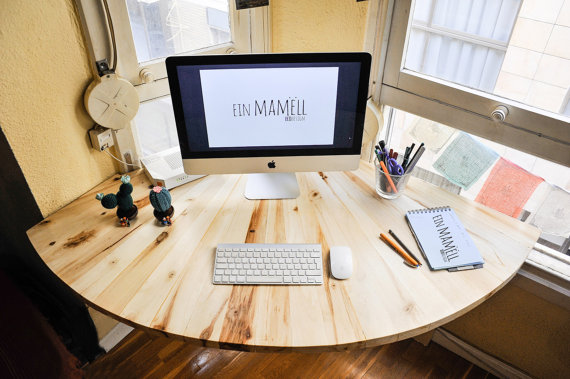 DIY Recycled Pallet Wooden Computer Desk