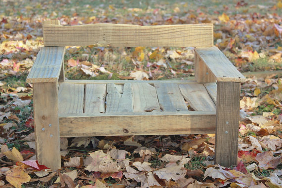 DIY Rustic Reclaimed Baby Wood Chair