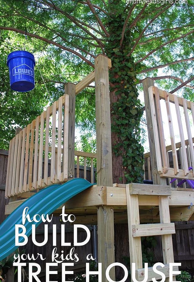 DIY Cool Kids Pallet Tree House