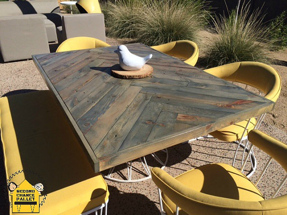 Rustic Reclaimed Wood Dining Table