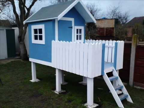 DIY Pallet Kids Little Houses