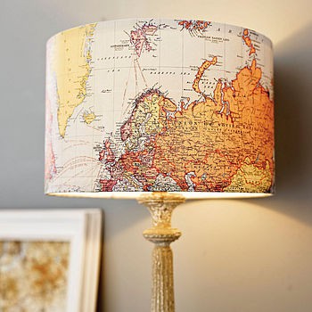 DIY: World Map Home Decor