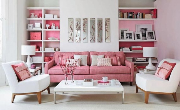 Pastel Pink Room Design