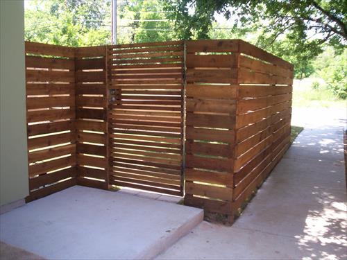 Woody fence designs