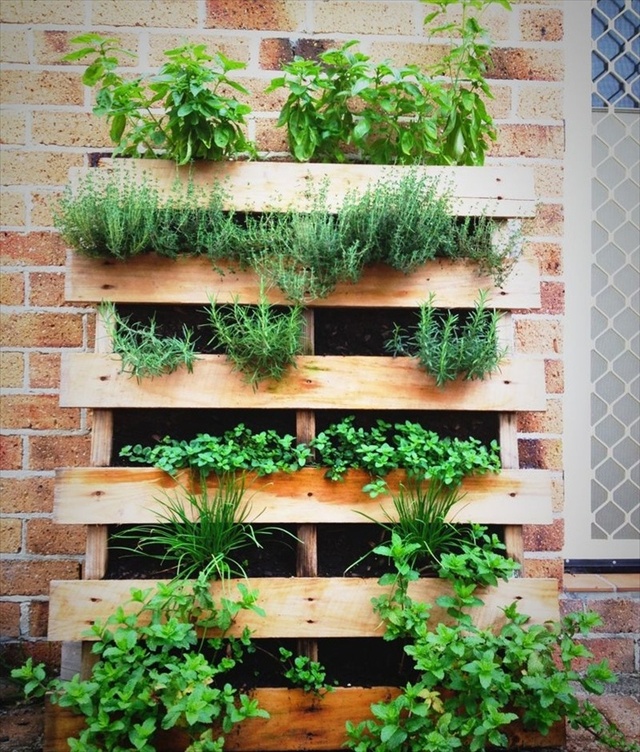 DIY Pallet Planters Project