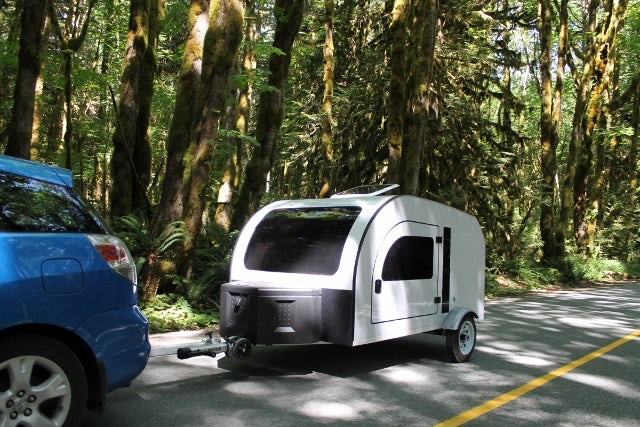 Droplet Teardrop trailer for Indoor and out