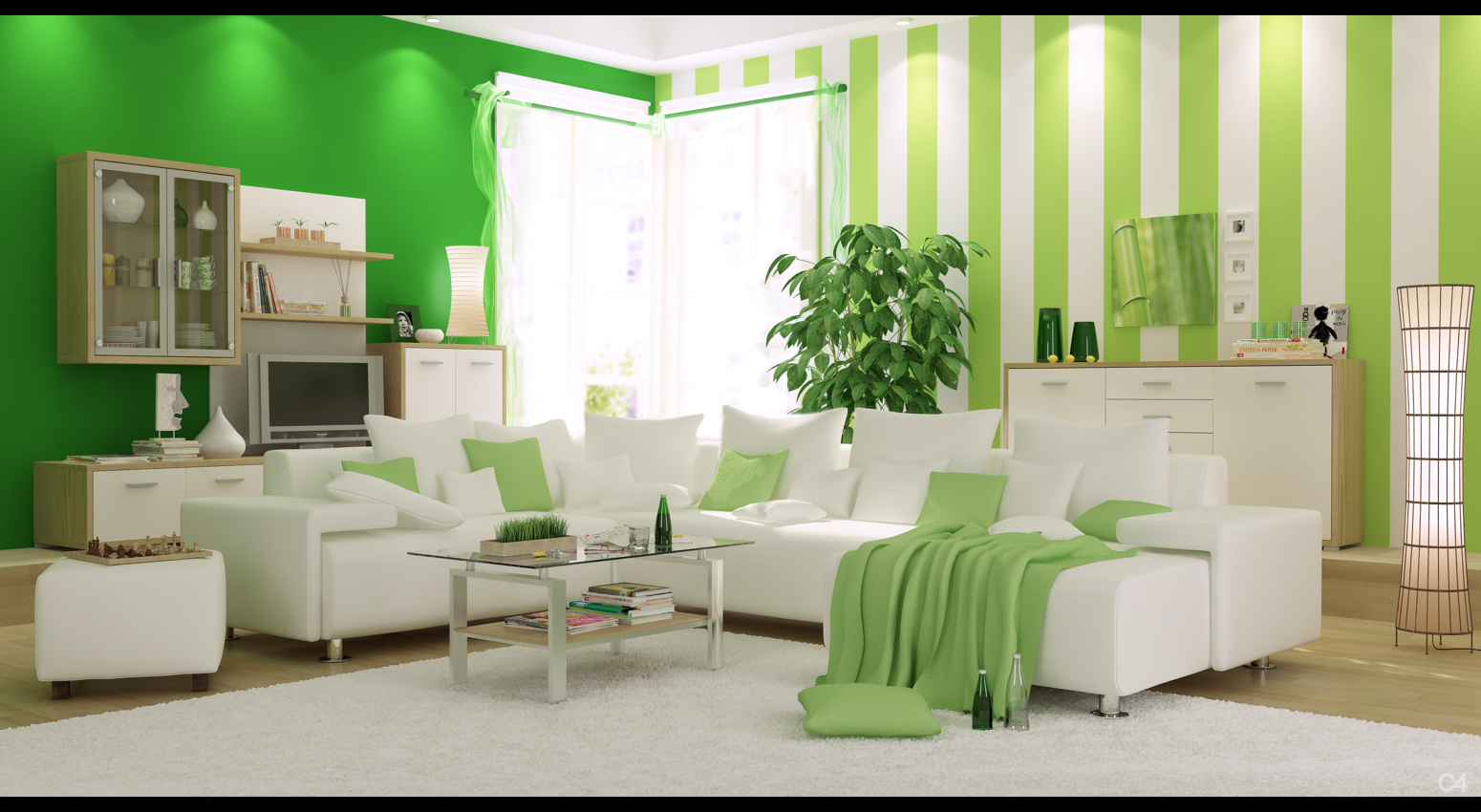 DIY Give a green look to your Living Place