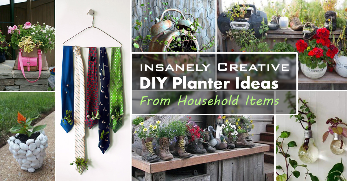 10 Best Creative DIY Planter Ideas from Household Items