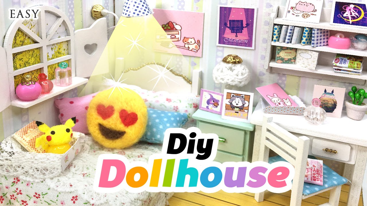 8 Simple but Beautiful DIY DollHouse Ideas for Your Daughter