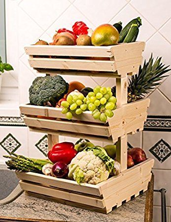 10 Adorable Vegetable and Fruit Pallet Racks