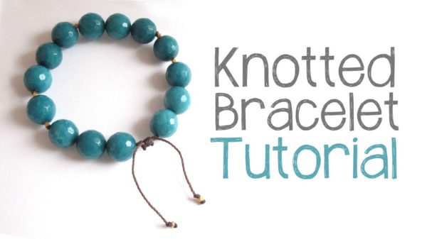 How to Make Knotted Bead Bracelet