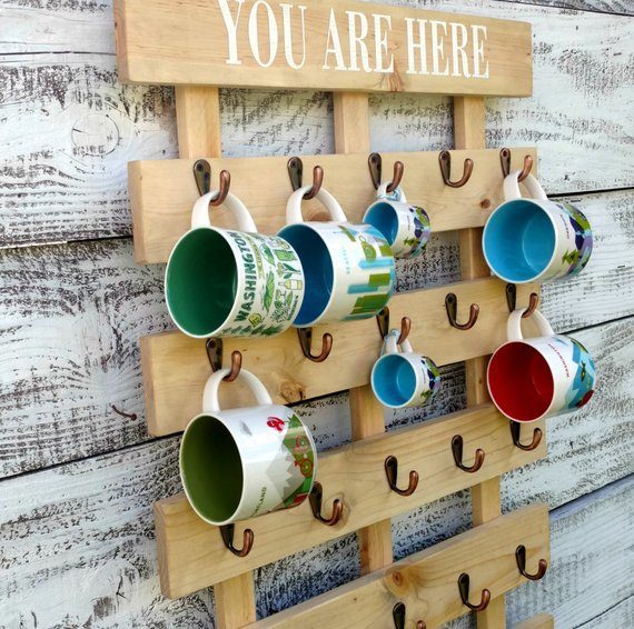 DIY Wooden CoffeeCup Holder