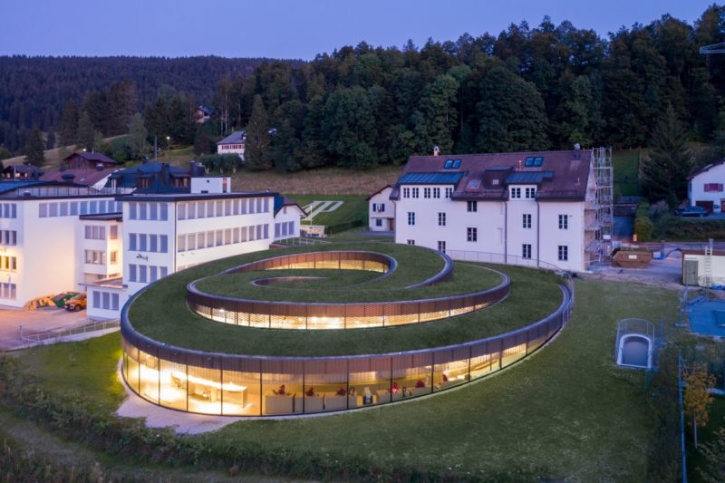 BIG designs Green-roofed watch Museum for Swiss Luxury Watchmaker