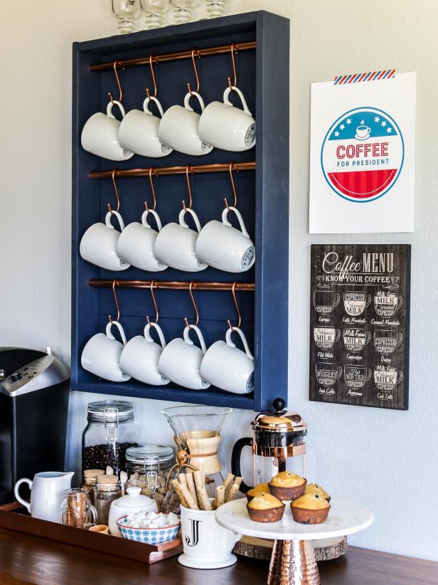 How to Make a Coffee Bar at Home – DIY Coffee Stand Ideas