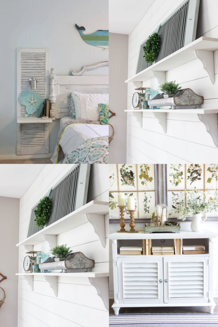 5 Easy DIY Old Shutters Home Decor and Recycling Ideas