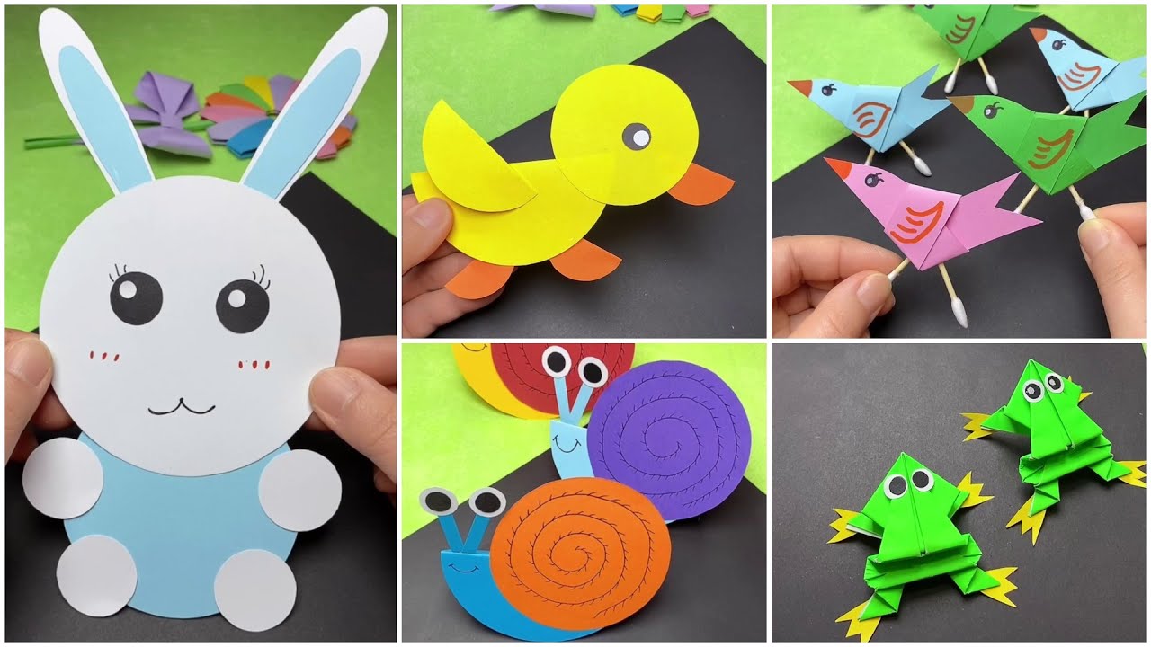 7 Easy DIY Kids Paper Crafts